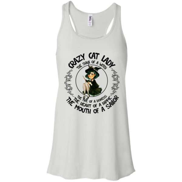 Crazy Cat Lady Shirt The Soul Of A Witch The Fire Of A Lioness Shirt