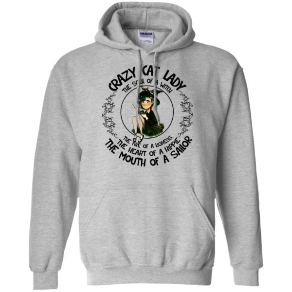 Crazy Cat Lady Shirt The Soul Of A Witch The Fire Of A Lioness Shirt