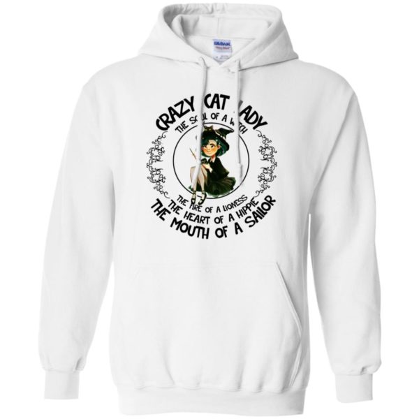 Crazy Cat Lady Shirt The Soul Of A Witch The Fire Of A Lioness Shirt