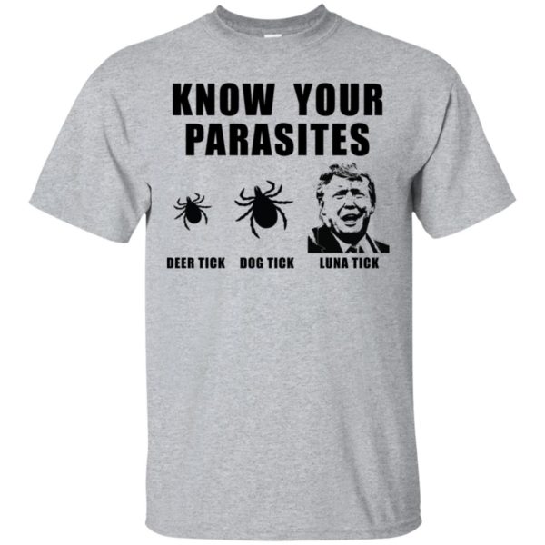 Donald Trump Know your parasites, Deer tick, Dog tick, Luna tick Shirt
