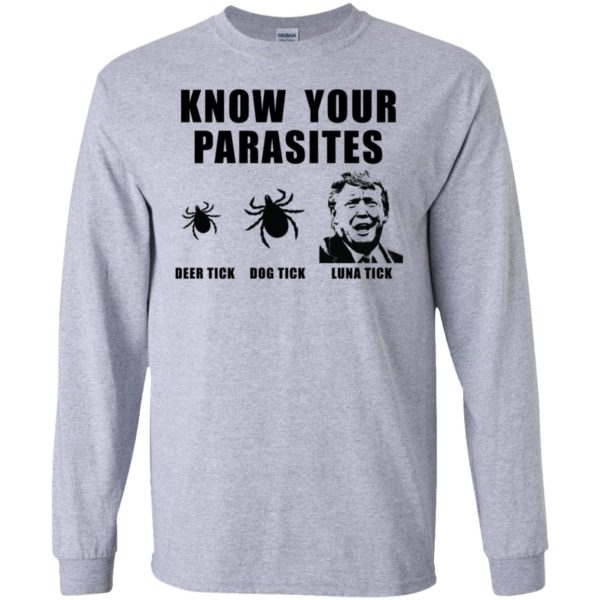Donald Trump Know your parasites, Deer tick, Dog tick, Luna tick Shirt
