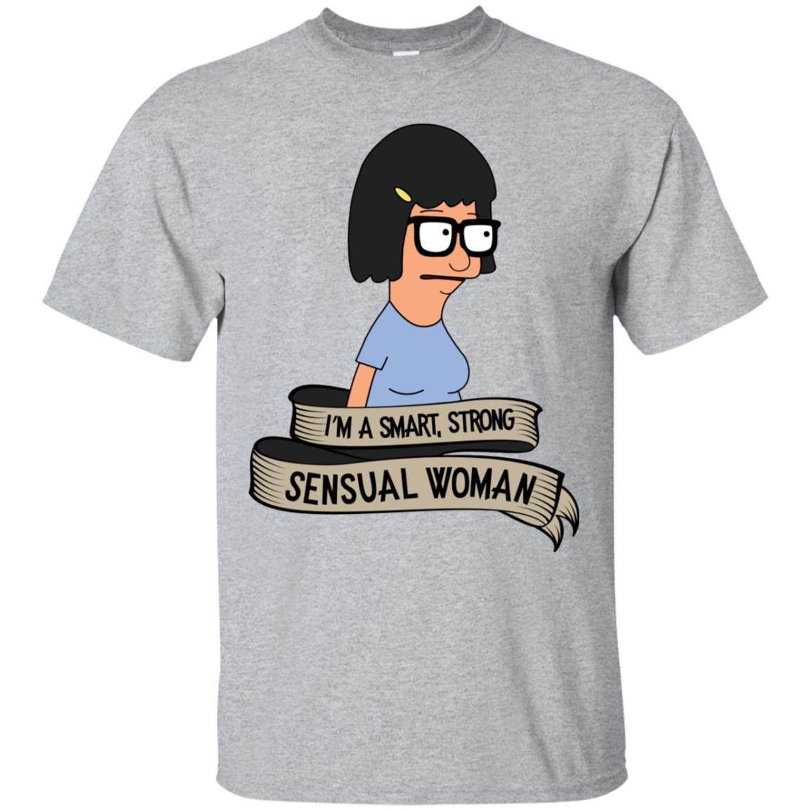 tina bob's burgers i'm a smart, strong, sensual woman makeup bag