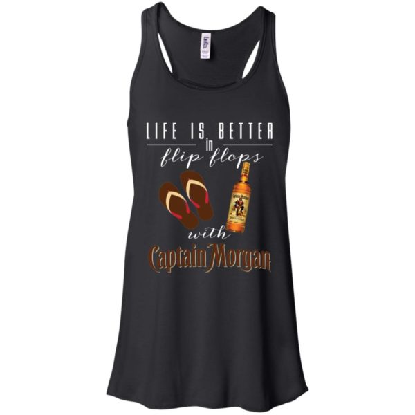 Life Is Better In Flip Flops With Captain Morgan Shirt