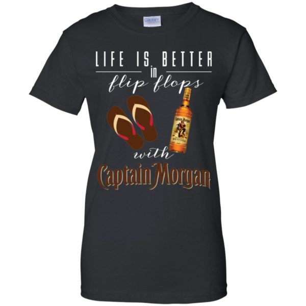 Life Is Better In Flip Flops With Captain Morgan Shirt