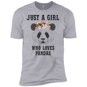 Just A Girl Who Loves Panda Shirt