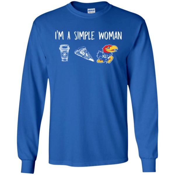 I'm A Simple Woman Kansas Jayhawks Shirt