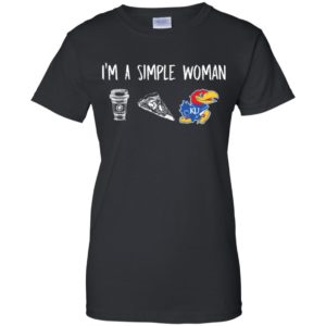 I'm A Simple Woman Kansas Jayhawks Shirt image I'm A Simple Woman Kansas Jayhawks Shirt