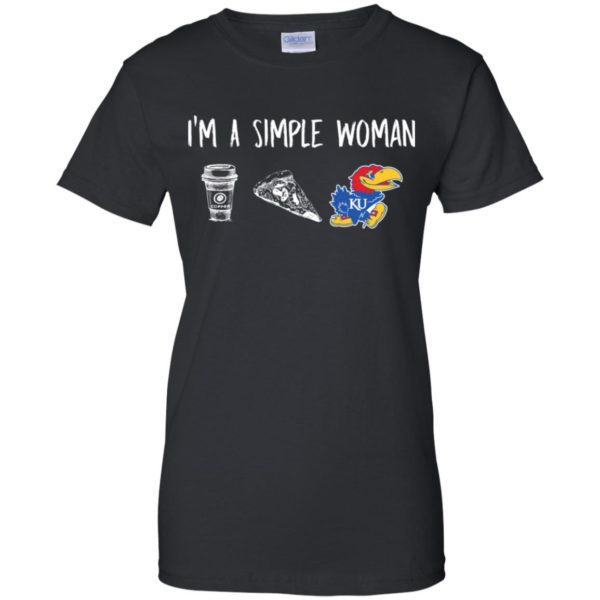 I'm A Simple Woman Kansas Jayhawks Shirt