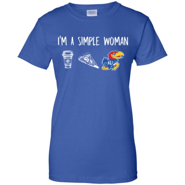 I'm A Simple Woman Kansas Jayhawks Shirt