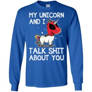 Deadpool my unicorn and I talk shit about you shirt