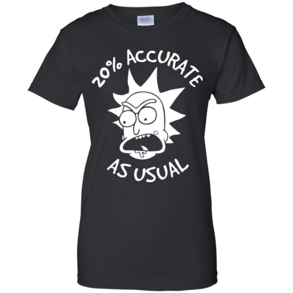 Rick and Morty 20% Accurate as Usual Shirt