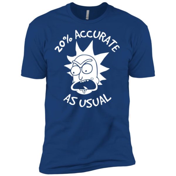 Rick and Morty 20% Accurate as Usual Shirt