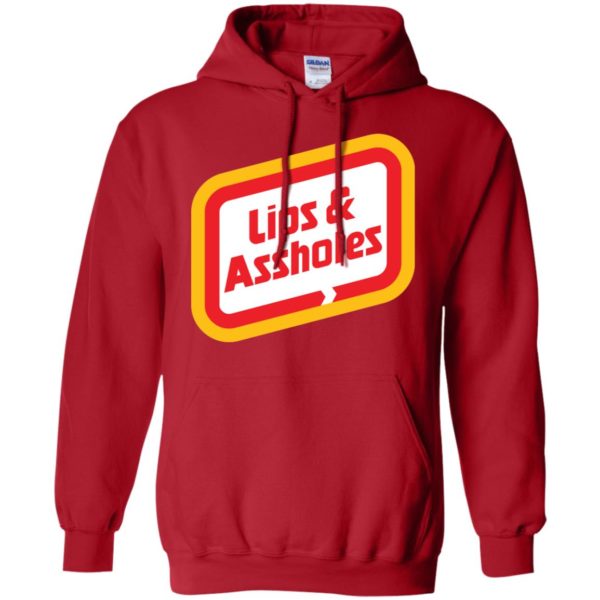 Lips & Assholes Hot Dog Shirt