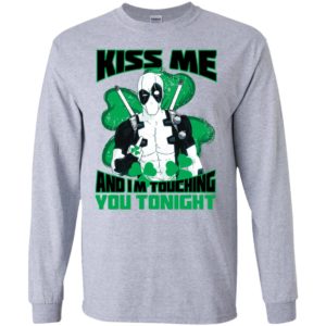 Deadpool Kiss Me And I'm Touching You Tonight Shirt