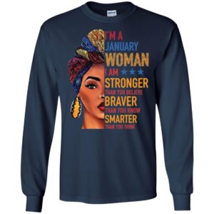 Duku Queen I'm a JANUARY Woman I am stronger shirt