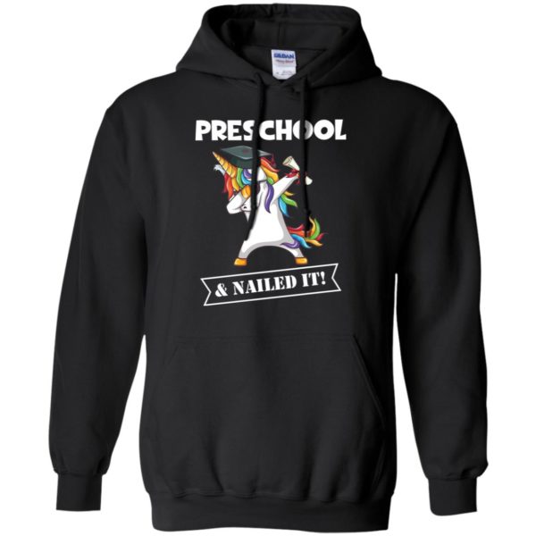 Unicorn Dabbing Graduation Preschool And Nailed It Shirt