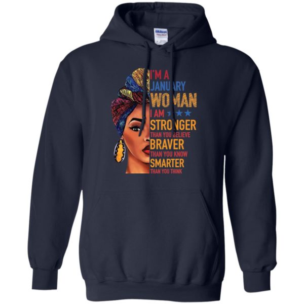 Duku Queen I'm a JANUARY Woman I am stronger shirt