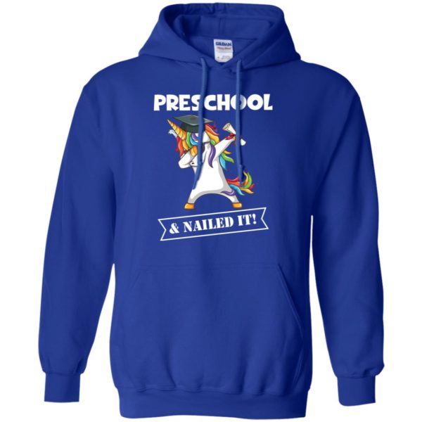 Unicorn Dabbing Graduation Preschool And Nailed It Shirt