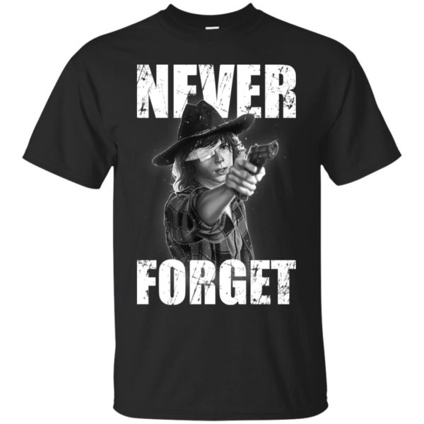 Carl Grimes The Walking Dead Forget Never Shirt