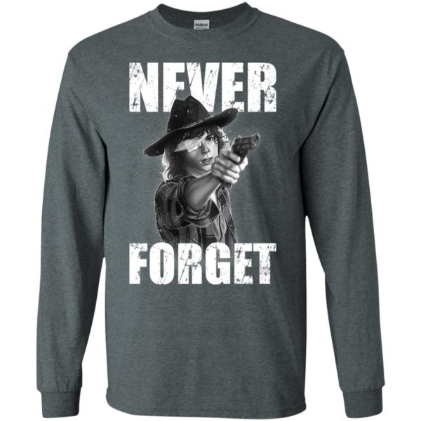 Carl Grimes The Walking Dead Forget Never Shirt