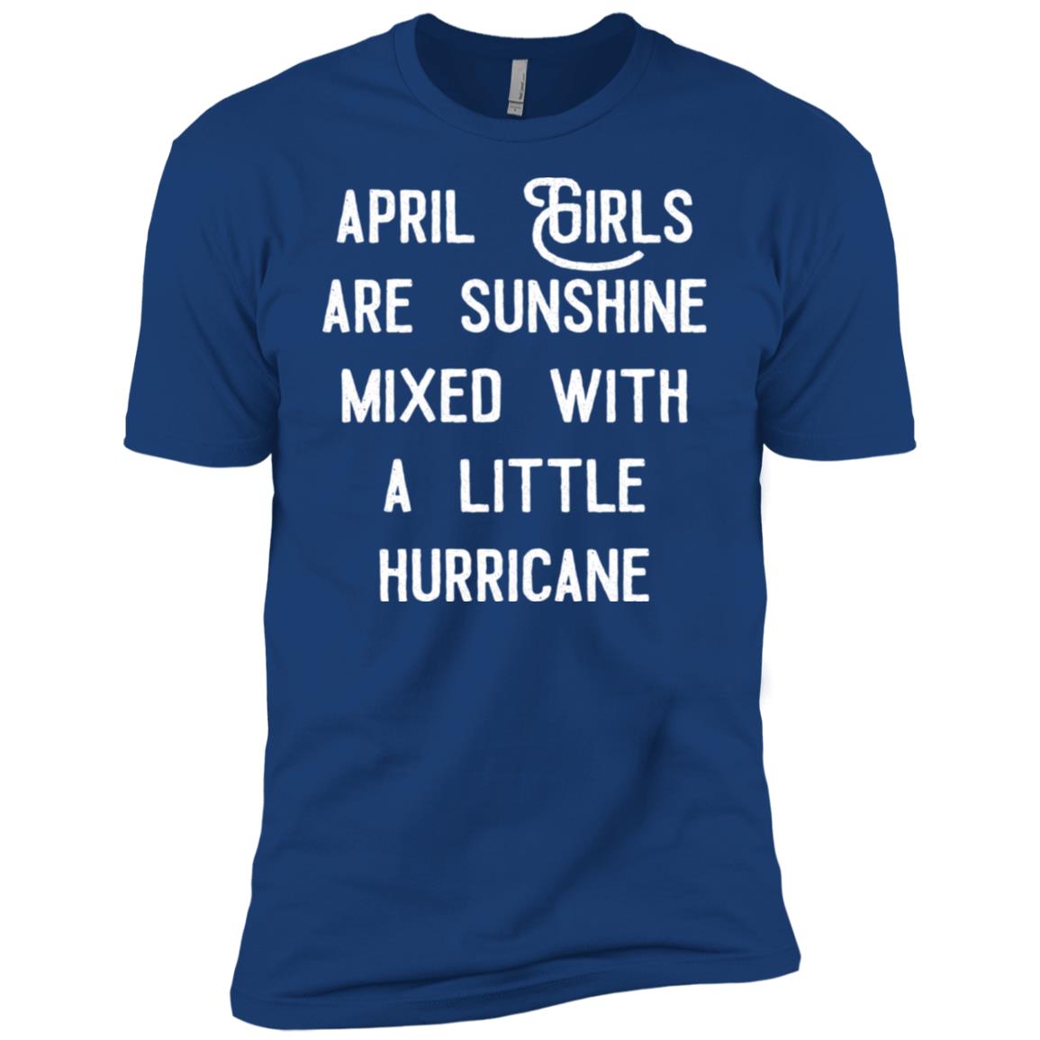 April girls are sunshine mixed with a little hurricane shirt image April girls are sunshine mixed with a little hurricane shirt
