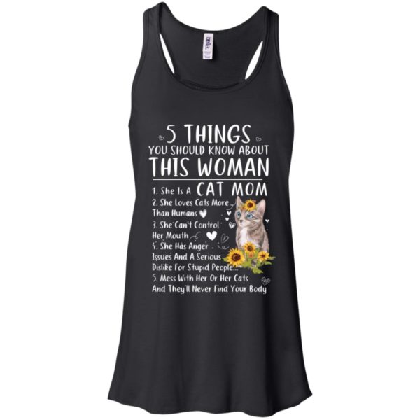 5 Things You Should Know About This Woman Cat Mom Sunflower Cat Shirt