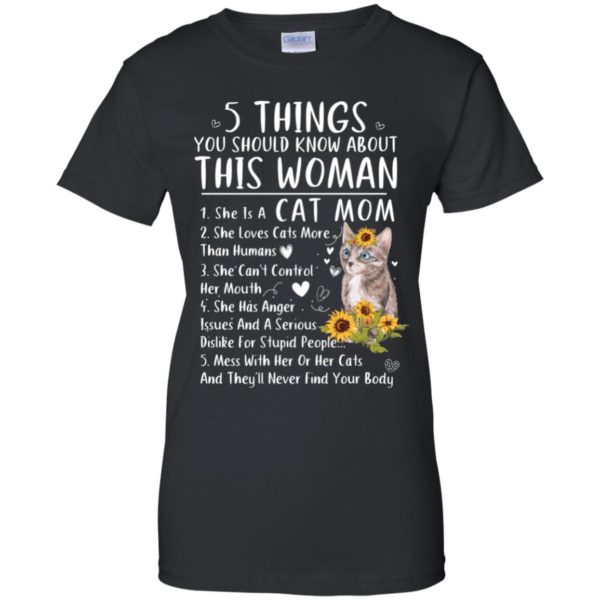 5 Things You Should Know About This Woman Cat Mom Sunflower Cat Shirt