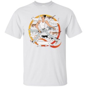 Freddie Mercury With Cats Cartoon Shirt