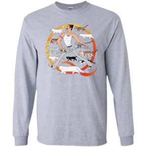 Freddie Mercury With Cats Cartoon Shirt