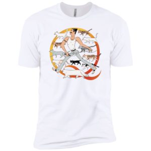 Freddie Mercury With Cats Cartoon Shirt