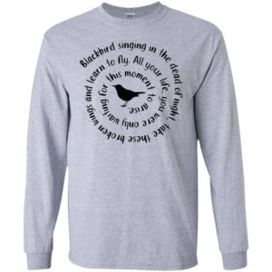 Blackbird Singing In The Dead Of Night Hippie Shirt