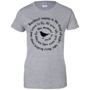 Blackbird Singing In The Dead Of Night Hippie Shirt