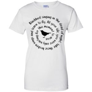 Blackbird Singing In The Dead Of Night Hippie Shirt