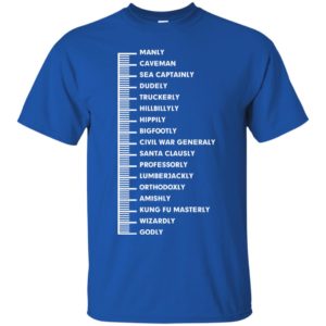 Beard Rule Measuring Guide Shirt