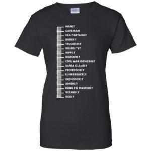 Beard Rule Measuring Guide Shirt