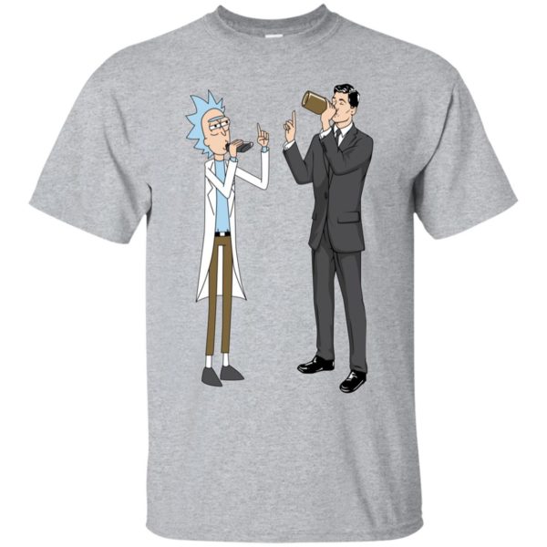 Rick And Archer Drink Wine Shirt