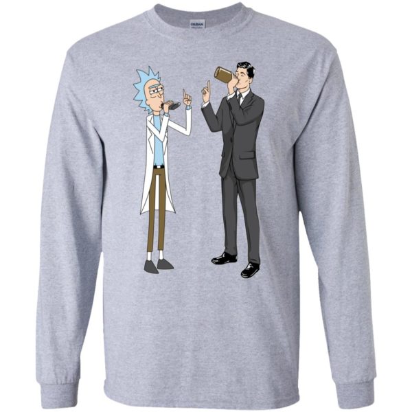 Rick And Archer Drink Wine Shirt