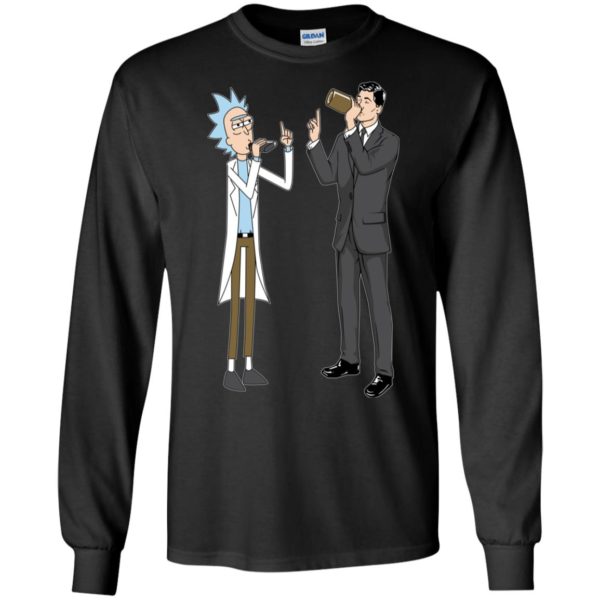 Rick And Archer Drink Wine Shirt