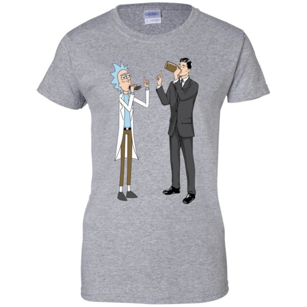 Rick And Archer Drink Wine Shirt