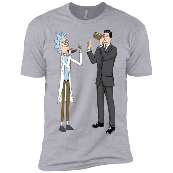 Rick And Archer Drink Wine Shirt