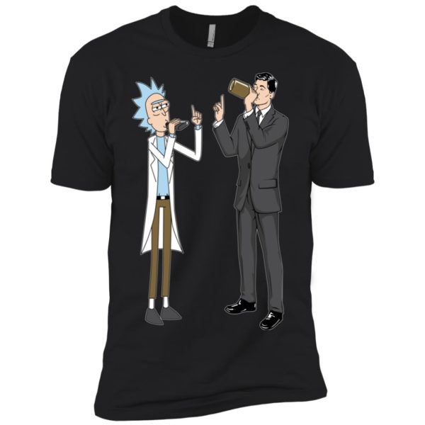 Rick And Archer Drink Wine Shirt