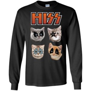 Hiss Kiss Cats Kittens Rock Shirt