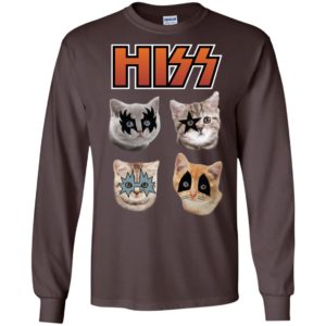 Hiss Kiss Cats Kittens Rock Shirt