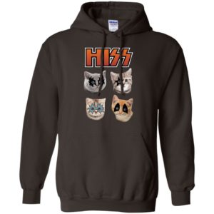 Hiss Kiss Cats Kittens Rock Shirt