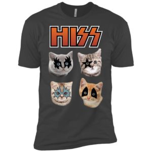 Hiss Kiss Cats Kittens Rock Shirt