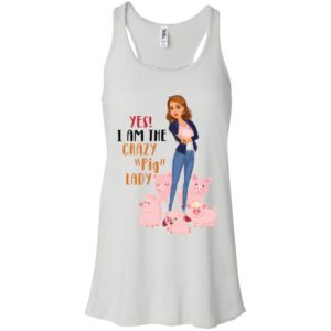 Yes I Am The Crazy Pig Lady Shirt image Yes I Am The Crazy Pig Lady Shirt