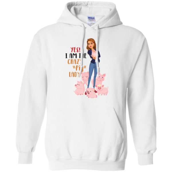 Yes I Am The Crazy Pig Lady Shirt