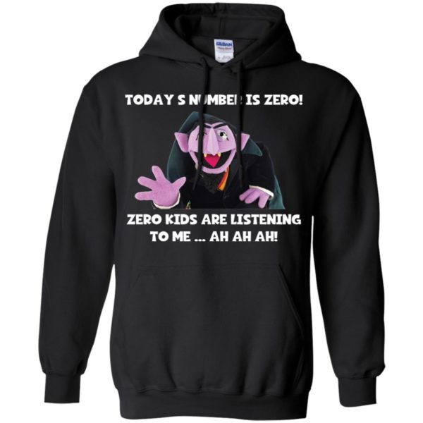 Count von Count Today's number is zero shirt