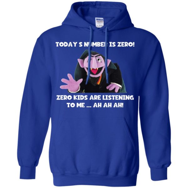 Count von Count Today's number is zero shirt