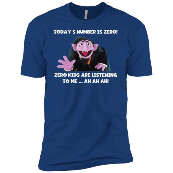 Count von Count Today's number is zero shirt